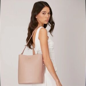 Matt & Nat Azure Vegan Bucket Bag | Pastel